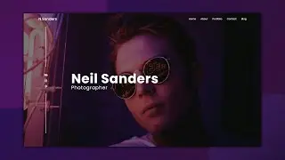 Responsive Portfolio Landing Page Using Html and CSS| Coder Sujit
