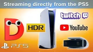 Streaming from the PlayStation 5  (PS5) on twitch & YT I PS5 HD camera I No extra hardware needed!