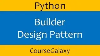 Builder Design Pattern In Python