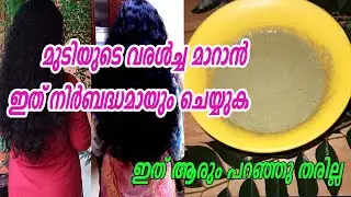 വരണ്ട മുടി Soft and Silky ആവാനും തഴച്ചു വളരാനും How To Treat Extremely Dry ,Frizzy & Damaged Hair