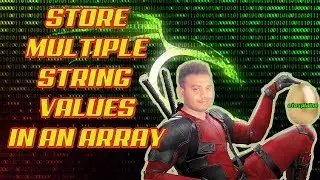 How To Store Multiple String Values In An Array Using C Programming