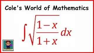 Integral of Sqrt (1-x)/(1+x) ❖ Calculus 1