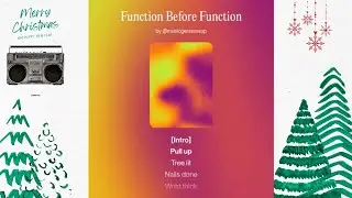 FUNCTION BEFORE FUNCTION