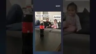 Senior vs Junior software developer #meme#coding #funny #codingmeme