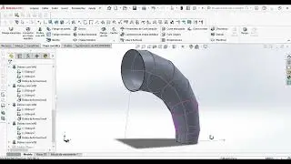 curva conica solidworks - única maneira