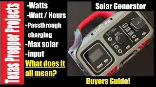 Solar Generator buying guide. 
