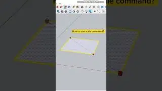 how to use scale command in sketchup? 