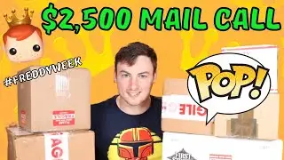 Funko Pop Mail Call Unboxing! All Freddy Funko Pops!! 