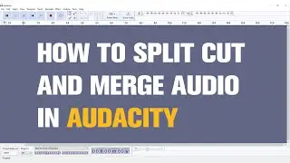 How to Split, Merge and Cut Audio in Audacity?