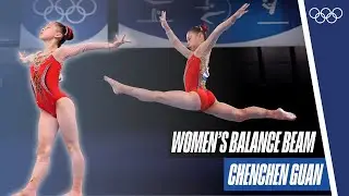 🏅Gold in Women’s Balance Beam - Chenchen Guan🇨🇳🪄