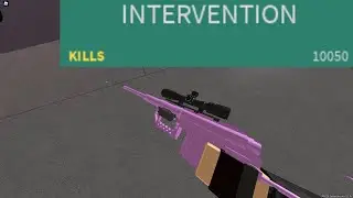 What 10,000 Kills With the Intervention Looks Like in Roblox Phantom Forces