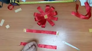 Бант на подарок своими руками