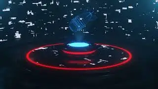 Eevee & Cycles  Hologram Blender Animation