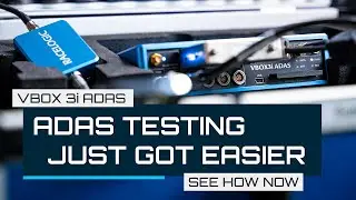 ADAS Testing Just Got Easier With VBOX 3i ADAS