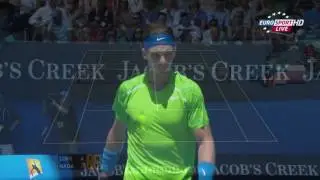 Nadal vs Lopez   Australian Open 2012 Highlights