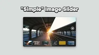 Simple Image Slider - 11 Minutes Tutorial (Typing and Thunderstorm sound)