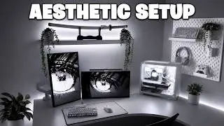 Building My NEW Aesthetic Gaming Setup!