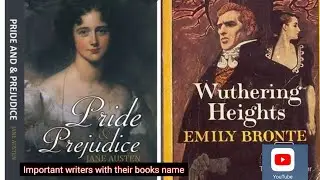 Famous books with writer names#