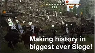 Over 250 players in Bannerlord's biggest siege event!