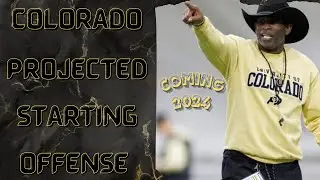 🚨DEION SANDERS COLORADO PROJECTED OFFENSIVE STARTER 2024