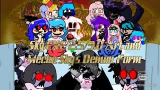 Sky.EXE 2.5/3.0 Characters and Demon Mecha-Sky (Friday Night Funkin')