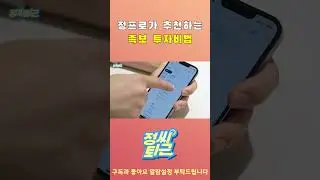 새로운 투자방법! 족보투자전략을 설명하는 정프로