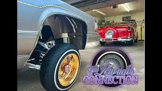 The Lowrider Connection Ep.9/ Derrick's Sick Red 55 Bel-Air & His Gold Plated 91 Brougham Colorado
