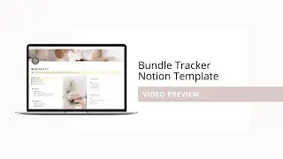 Bundle Tracker Notion Template Preview