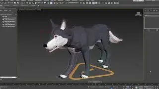 Wolf idle animation