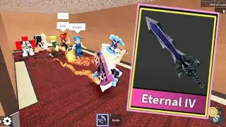 МЕТАЕМ НОЖИ НА ПРИЗ В МАРДЕР МИСТЕРИ 2 DODGE THROWING KNIFE FOR FREE GODLY! (MM2)