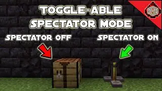 Toggle-able spectator mode for your Bedrock Survival world, Realm or Server using command blocks.