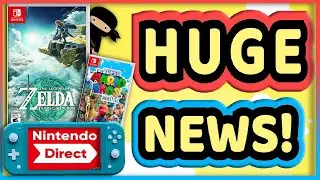 NEW Zelda Tears Of The Kingdom Nintendo trailer Revealed! | Mario Movie OSCAR?!