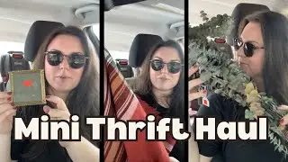 Mini Late Summer Thrift Haul Vlog | Home Decor & Clothing!
