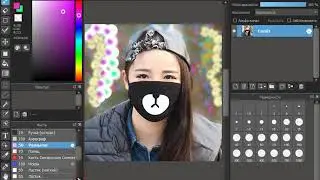 Как сделать задний фон в MediBang Paint Pro (32 bit)