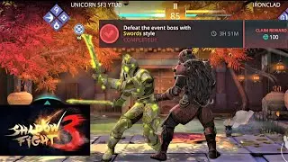 Shadow Fight 3 - Boss IRONCLAD Destroyed - First Semifinal  & Boss fight With Story!!