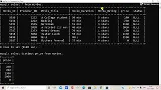 Distinct Keyword with Multiple Columns | How to use distinct with multiple columns.