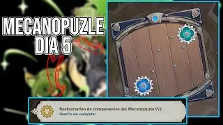 COMPLETA EL  QUINTO MECANOPUZLE - Genshin Impact mecanopuzle dia 5