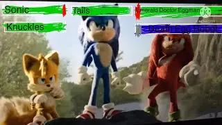 Sonic The Hedgehog 2 (2022) Final Battle with Healthbars (1/3)