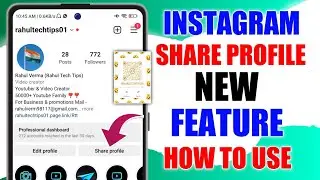 Instagram Share Profile New Update|Instagram Qr Code|Instagram New Feature Share Profile
