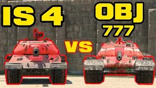 OBJ 777  Vs IS 4  World of tanks blitz