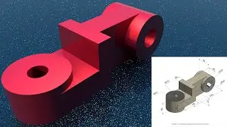 How to draw 3d model in SketchUp #5