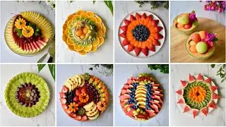 10 Fruit Platters Inspiration Ideas🌈 How to make fruit plates look so beautiful and inviting🍓🍊🍉