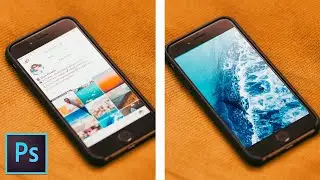 Replace a Screen Image in Photoshop