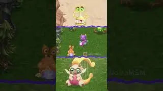 LYRICCLE, BABY GHAZT, & BABY BANJAW TRIO (ft. @BubblyBlarret) #shorts #mysingingmonsters #fyp