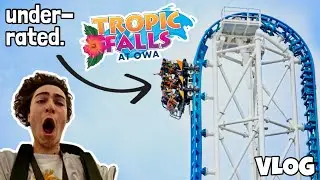 Visiting Alabama’s LARGEST Theme Park?! Tropic Falls at OWA Resort - Foley, Alabama | VLOG [2025]
