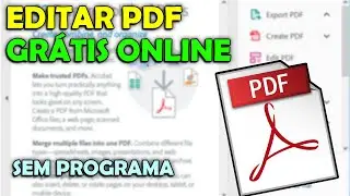 Como editar PDF Online Grátis