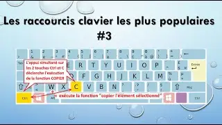 Les raccourcis clavier 3#shorts