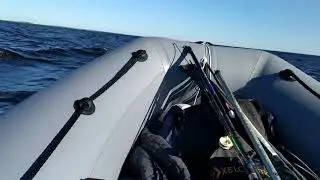 Лодка ПВХ Антей Посейдон 380 ,как идёт по волнам