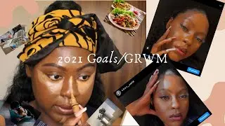 2021 Goals and resolutions | GRWM (get ready with me)✨