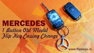 Mercedes 1 Button Flip Key Shell Change